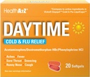 HealtA2Z ® Daytime 124; Cold & Flu Medicine 124; powerful Multixtom Daytime (20 Softgels) (Obat Dingin & Flu (20 Count Pack of 1)))