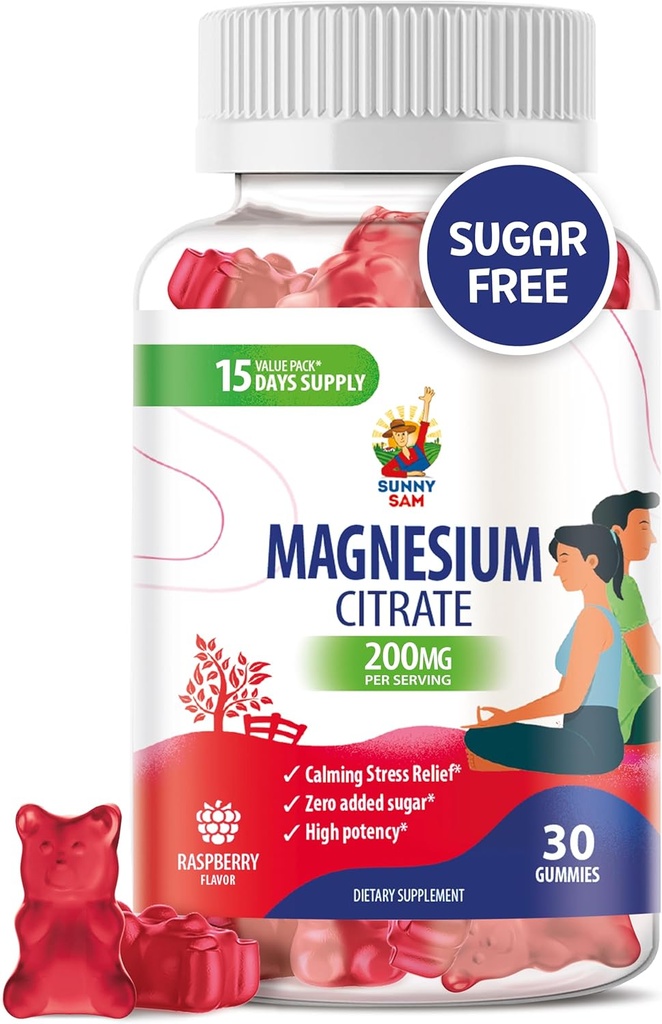 Gummies Magnesium untuk Anak & Dewasa - 200mg