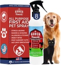 Bantuan Penyembuhan & Itch Relief Spray untuk Anjing, Kucing, Kuda, Aman untuk Semua Hewan - All Natural - Rashes, Bites, Bakar & Hot Spot Treatment - Skin Irritation & Allergies Solusi (8oz)