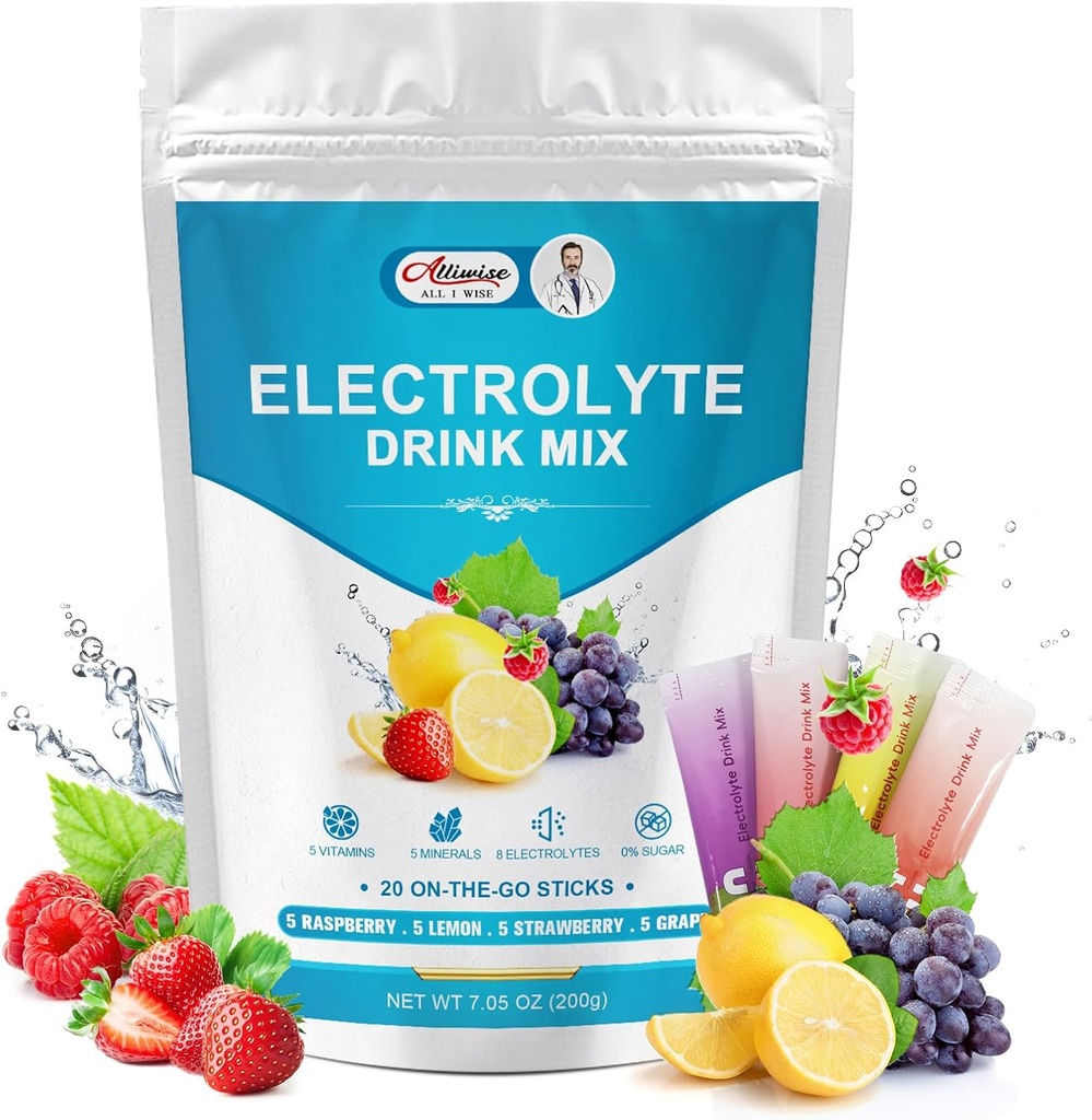 Paket Mesiu Elektrolytes, Zero Sugar Electrolite, Electrolite Drink Mix 20 Pack