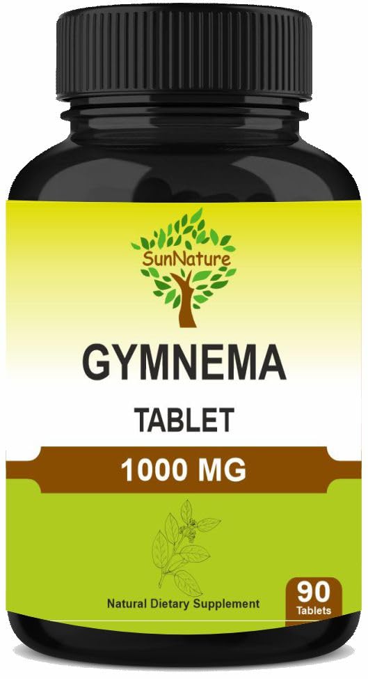 Tablet Gymnema 90 Tablet, 1000 mg 124; 45 Days Supply 124; Gurmar 14; Suplemen Sylvestre Gymnema 124; Vegan