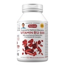 ANDREW LESSMAN Vitamin B12 500 360 Capsules - Absorption Methylcobalamin (Natural Coenzim Vitamin B12), Escule for Energy and Stress Dues, Plus B-Complex, East to Swallow Ctsules