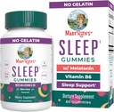 MaryRuth Organics Melonaciin Gummies; 5mg Sleep Gummies dengan Vitamin B6 124; dibuat dengan Mane Organic Cane Sugar 124; Relaxation & Support for Dewasa 124; Vegan 124; Nor-GMO 124; Gluten Free Sugar 124; 60 Count