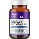 New Chapter Men 's Multivitamin 50 Plus for Brain, Heart, Digeptical, Prostate & Imune Support with 20 + Nutrients + Astaxanthin