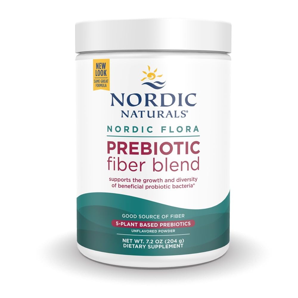 Nordic Nacials Nordic Flora Prebiotic Powder, 204 Grams