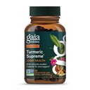 Gaia Herbs Supreme Turmeric Communied Health - Joint Dupport Suplemen - with Quercetin, Black Pepper, Boswellia, Ginger Root, Curcuminoid, & More - 60 Liquid Phyto- Capsules (15- Day Suppply)