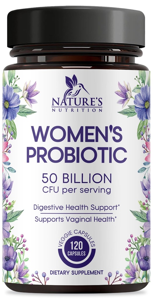 Progres for Women 60 Billion CFU - 16 Strains, Digetical Health, Vaginal pH & Imune Support, Pregories & Cranberry, Gut Health & Urinary Support, Shelf Stable Women 's Probiotic - 120 Capsules