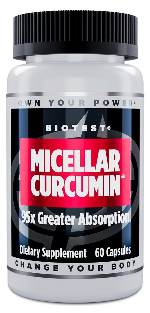 Biotest Mivlar Curcumin - 95x Absorpsi - UCLA Invented & Patented - 60 Kapsul