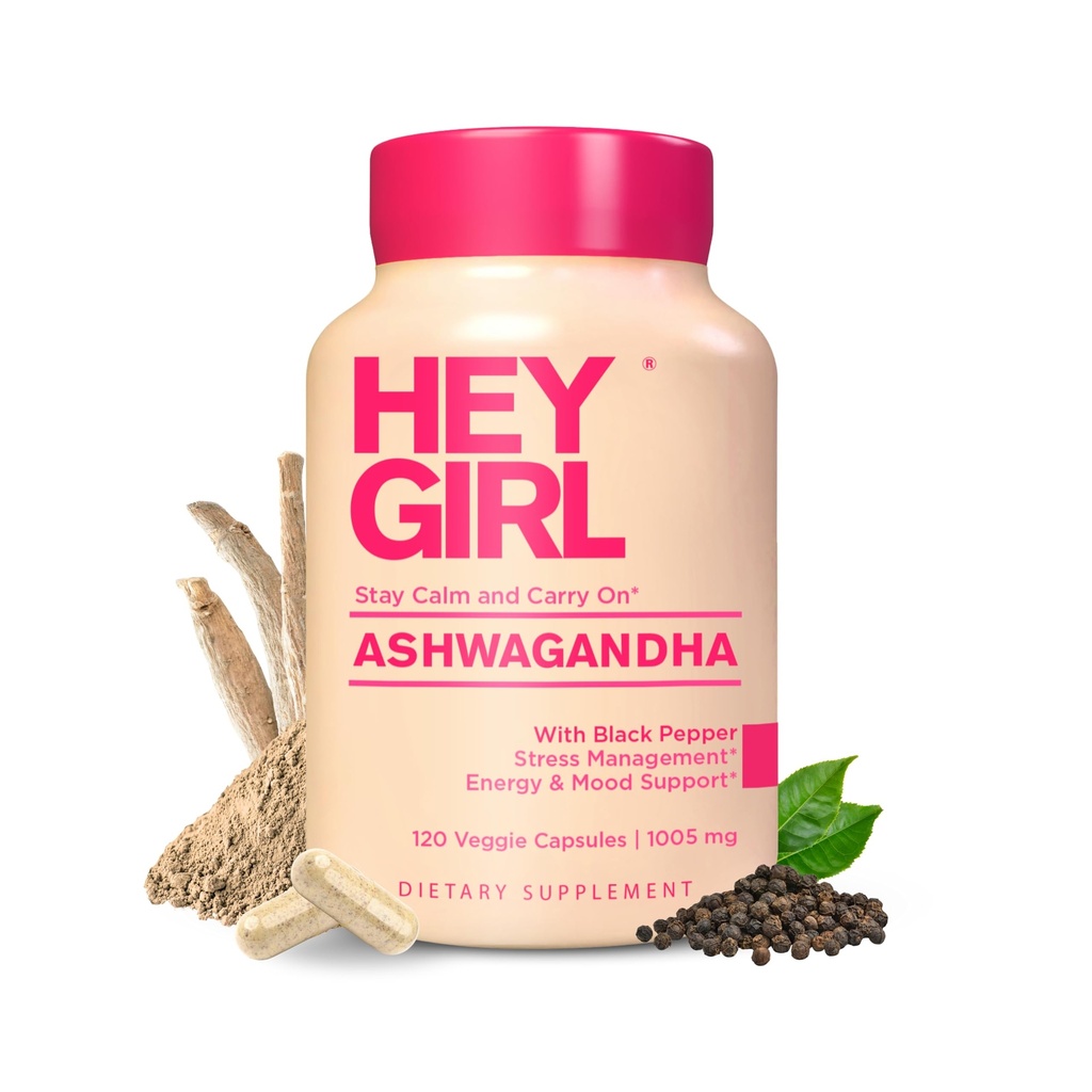 Ashwagandha Capsules 1005mg - Ashwagandha Powder dengan Organik Black Pepper 124; 120 Pil Murni Bubuk Ashwaganda dan Root Extract 124; Natural Mood & Stress Dukungan, Energi, Fokus, Thyroid Ashwaganda