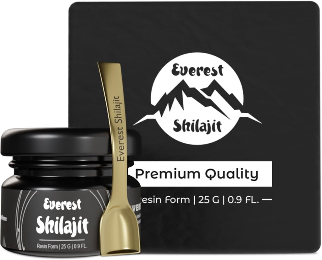 Pure Shilajit Resin High Potency Gold Grade for Men & Women 44; 85 Trace Minelajets Shilajit 124; Nepal 's Shilajit dengan Natural 75% Fulvic Accid & Trace Minect with Lab Test Report 124; 50 Servings, 25 GM