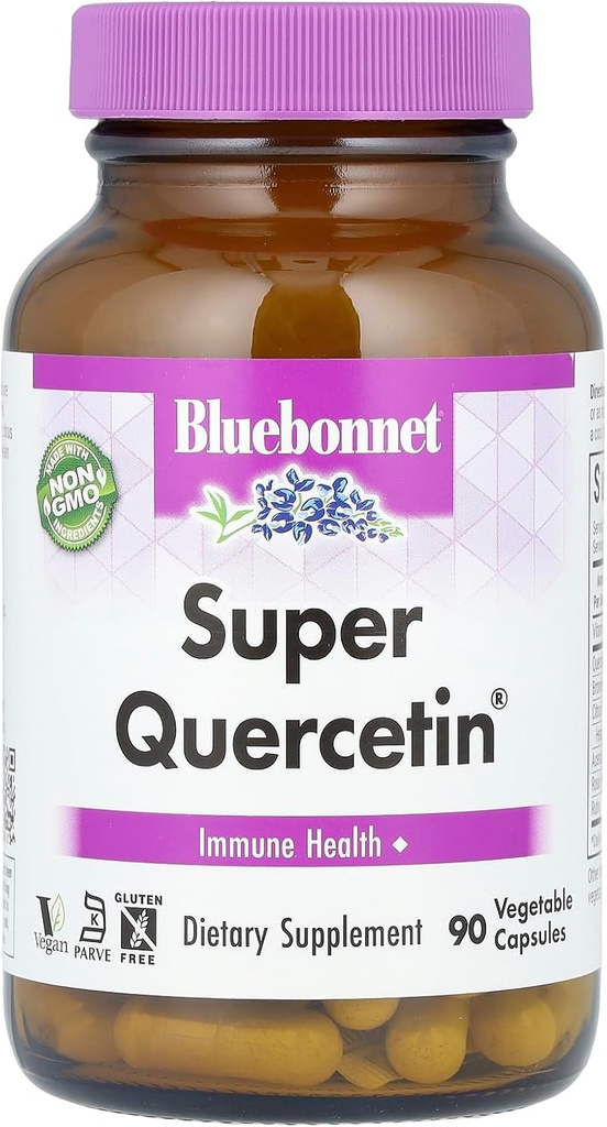 BlueBonnet Super Quercetin Vitamin C Suplemen, 90 Kapsul