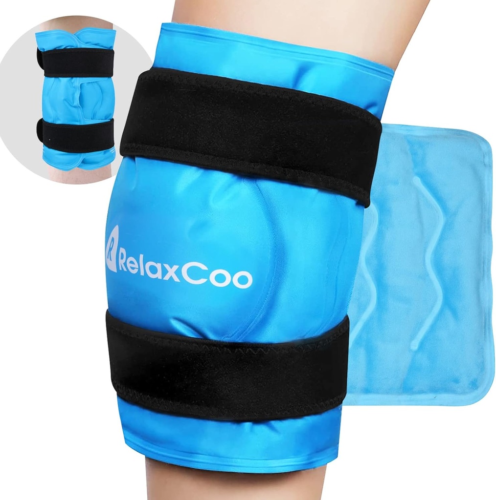 XXL Knue Ice Pack Kemas, Berkemas Dingin Dapat dipakai Ulang untuk Pack Knee Injury Sakit dan Pemutih