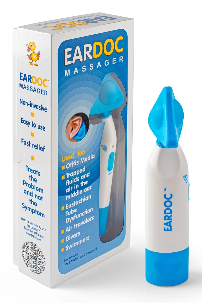 Eardoc - Ear Pressure Relief Device, Ear Pressure Requief Treatment Ear Infeksi untuk Orang dewasa, Ear Ache Relief, Estachi Ear Ear Ear Ear Ear Popper, eustachian Linuchian Unclogger, Best Tinnitus Relief, Ear Care Product.