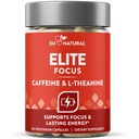 Elite Caffeine Pill dengan L-Theanine - Jitter-Free Focused Energy Suplemen - Clean & Natural Nootropic Stack for Smart Cognitive Performance - 120 Soft Capsules