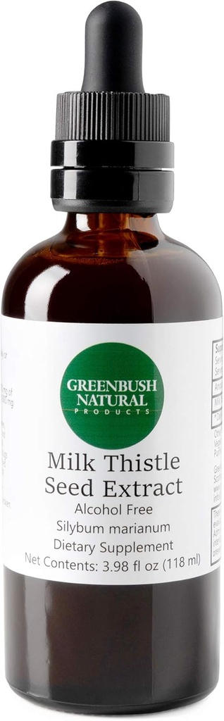 Greenbush Milk Thistle Konsentrat 124; 4 oz Liquid Extract: 124; Kesehatan Hati