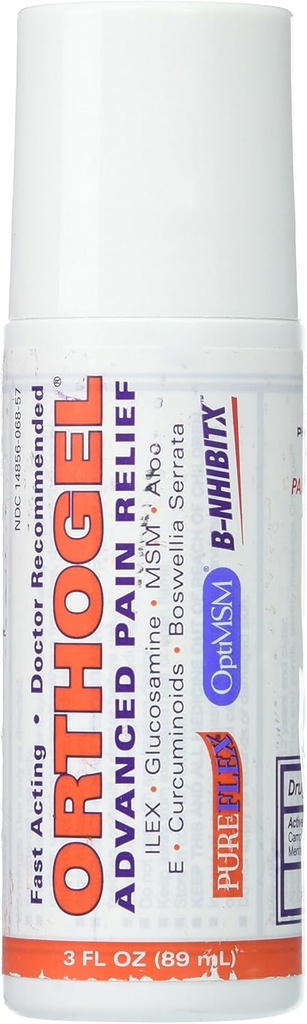 Horthogel Advanced Cold Therapy Relief Gel Roll On, 3 oz (Paket 3)