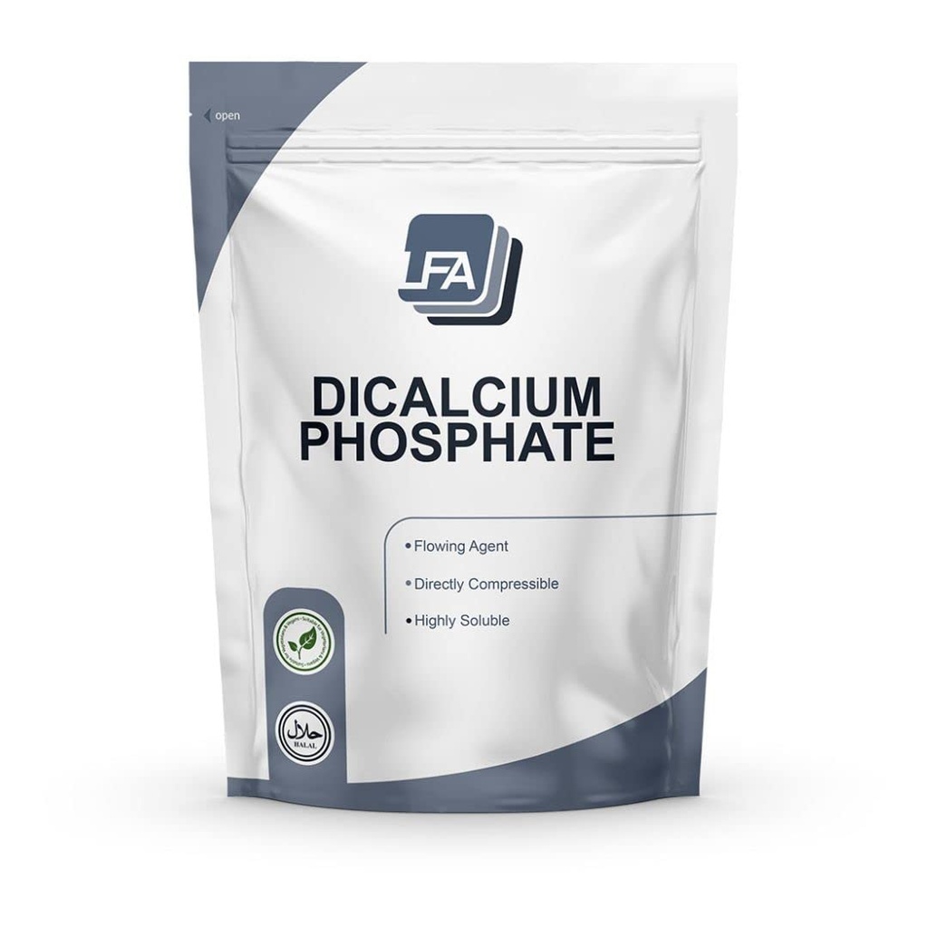 Powder DCPD - 1 kg (2.2 lb) - Tablet & Capsule Flowing Agent - Food Anti- Caking Agent & Tambahan