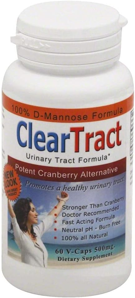 Cleartract D-mannose, 60 Caps oleh ClearTract (Paket 3) 3