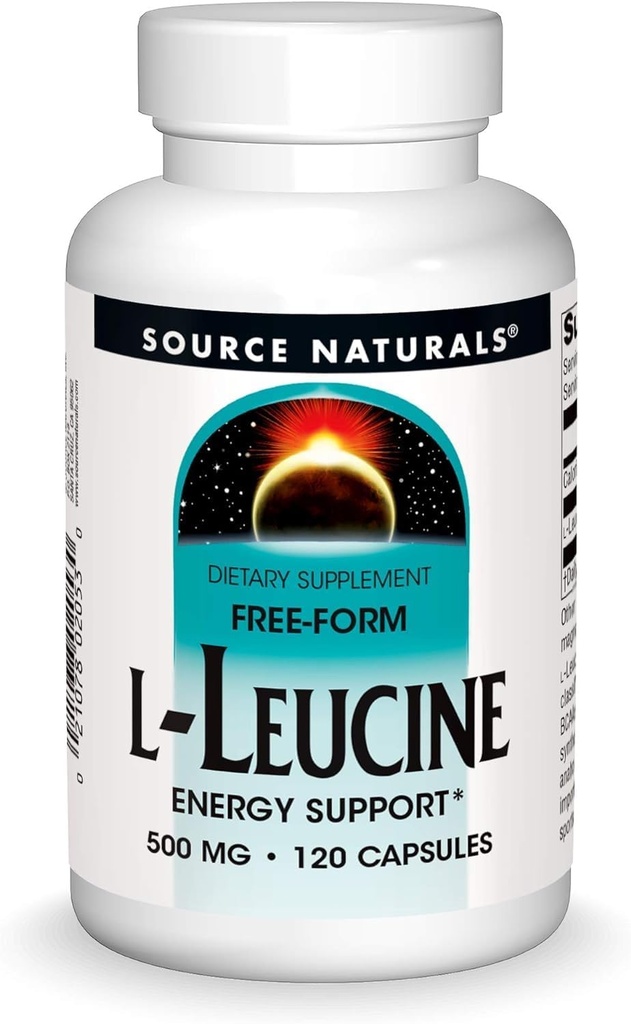 Sumber Narals L- Leucine, 500mg, 120 Capsules