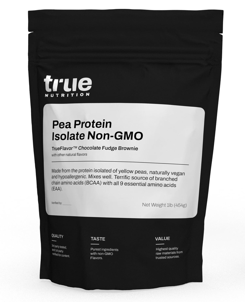 Isolasi Powder Protein True - 25g None-GMO Vetin powder per Serving - Low Carb, Low Fat, High Leucine - Gluten Free, Dairy Free, Soy - Chocolate Fudge Brownie - 1LB
