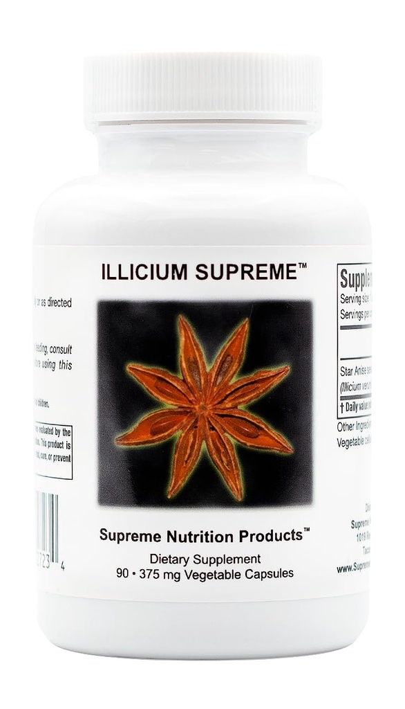 Tertinggi Nutrition Illicium, 90 Pure Star Anise Vegetarian Capsules