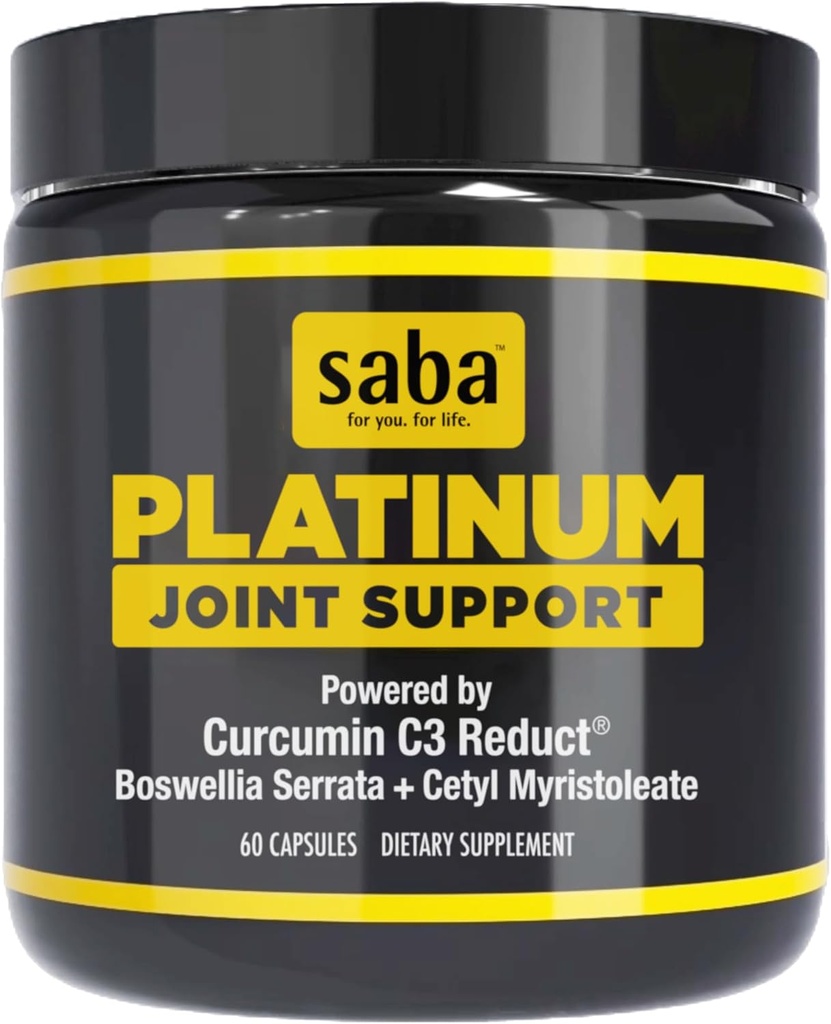 Saba Platinum: Dukungan Bersama - Fast- Akting dan Mampu Formula - 60 Kapsul