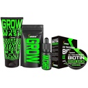 Beard Growth Kit w / 2X Biotin Beard Balm for Men & Mulcud Wax + Grow 11 -1 Mens Shamova & Conditioner (Pembangunan Rambut Shampo untuk Pria w / Biotin) + GROW Fairal Growth Oil (Dibuat di Amerika)
