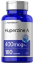 Horbach Huperzine A 400mcg 124; 180 Capsules 12.4; Non-GMO, Gluten Free Suplemen