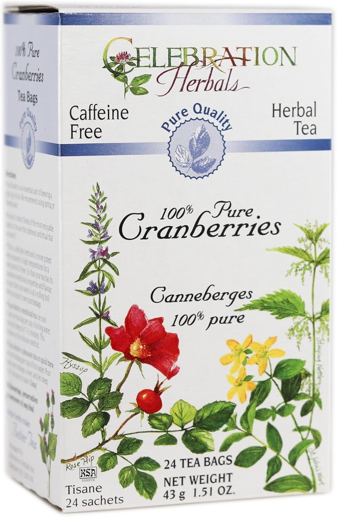 CELEBRIASI HERBALS Cranberry Pure Quality 24, Count, Pack of 1