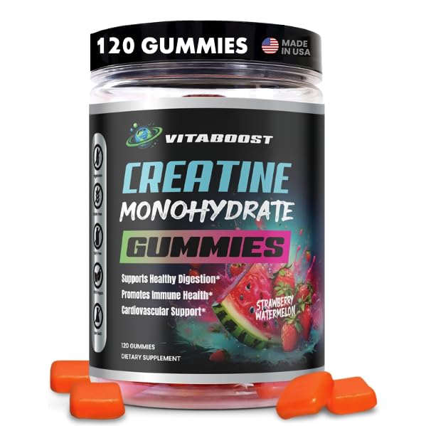 Creatine Gummies 5g-Natural Creatine Monohydrate for Men & Women