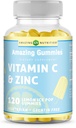 Menakjubkan Formula Vitamin C dengan Tambahan Zinc 124; Lemon Ice Pop Flavor 126; 120 Gummies
