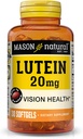 MASON NATURAL Lutein 20 mg with Vitamin E - Healthy Vision and Eye Fungsi, Supports Eye Health, 30 Softgel