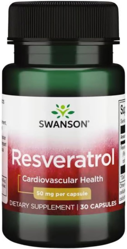 Swanson Resveratrol 50 juta gram 30 Kapsul