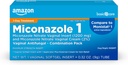 Care Miconazole Nitrate Vaginal Masukan 1200 mg dan Miconazole Nitrate Cream 2 Kombinasi Vaginal Yeast Infeksi, Putih, 0.32 Ounce (Pack of), 1 Count