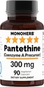 MONOHERB Pantethy 300 mg per Capsule - 90 Vegetarian Capsules