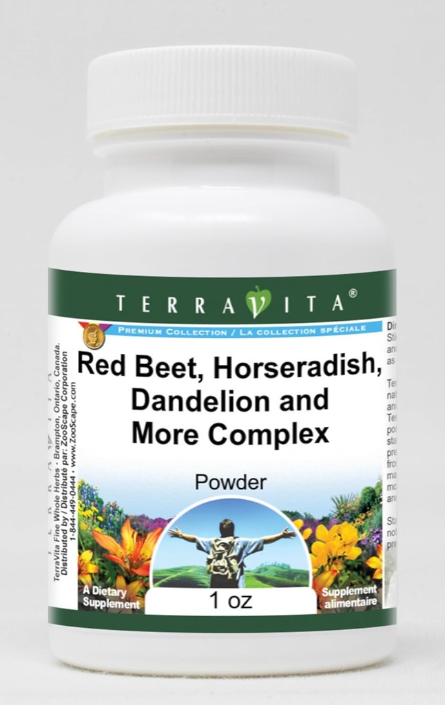 Powder Liver Complex - Red Beet, Horseradish, Dandelion dan More (1 oz, ZIN: 512564) - 3 Pack