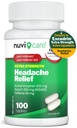 Relief sakit kepala dengan Acetaminofhen 250 mg, Aspirin (NSAID) 250 mg, Caffeine 65 mg - Bantuan Temporary dari Minor Acs & Pains - Bandingkan dengan Excedren Kekuatan Reliever (100 Caplets)