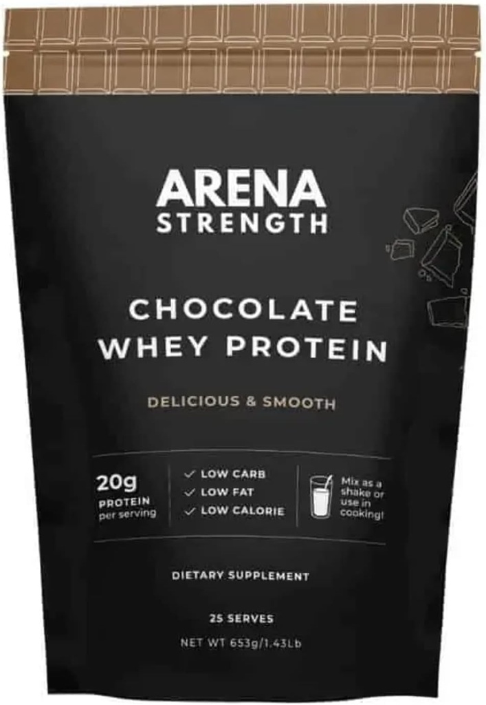 Arena Kekuatan Chocolate Whiy Protein Powder