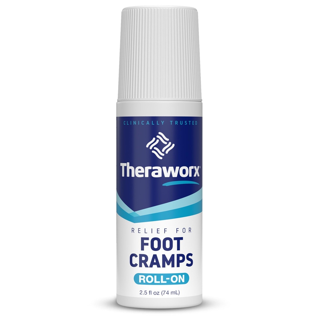 Relief Therawax untuk Kram Kaki, Kecepatan-Akting Foot Climp Relief Rolll-On - 2.5 Oz - 1 Count