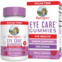 MaryRuth Organics Eye Care Gummies; Vitamin Kesehatan Mata untuk Orang Dewasa dan Anak-Anak 124; Lutein dan Luxanthin Suplemen 124; untuk Mata 124; Vegan 124; Non-GMO 124; Gluten Free 124; 90 Count