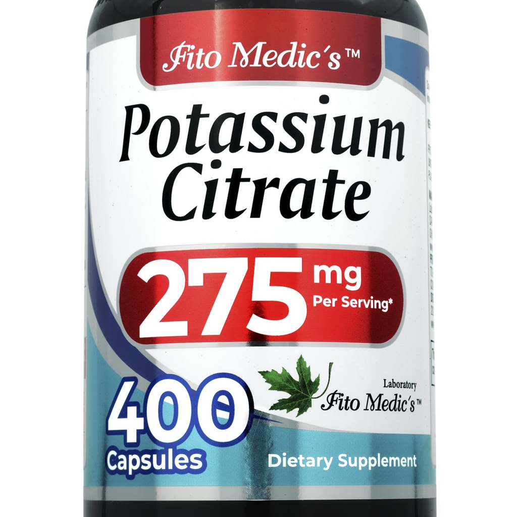 Lab 124; Potasium Citrate 124; 400 Capsules 124; 275 mg 124; Potasium Supplemen 124; Potasium 124; Konsentrasikan Ekstraksi 124; Potsium Pil 124;