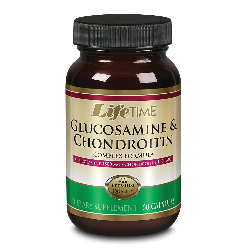 Glucosamin Lifetine Chondroitin Complex 124; Dukung Mobility, Joints & Recovery 124; 1500mg Glucosamine, 1200mg Chondroitin 124; 60 Capsules