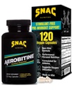 SNAC Aerobitine - Stimulant Free Pre-Workout Suplemen Maksimum Endurance. Nitric Oxide Booster, Imporestan Blood Flow, Reduces Fatigue & Thermogenic Benefits. 120 Veggie Capsules
