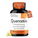 Sandhu 's Quercetin Vegetarian Capsules Suplemen 120 Count (Pack of 1) Alag 124; Bioflavonoid untuk Dukungan Imune & Repiratory Health, Seasonal Allergy Dukung 124; Quercitin untuk Pria dan Perempuan