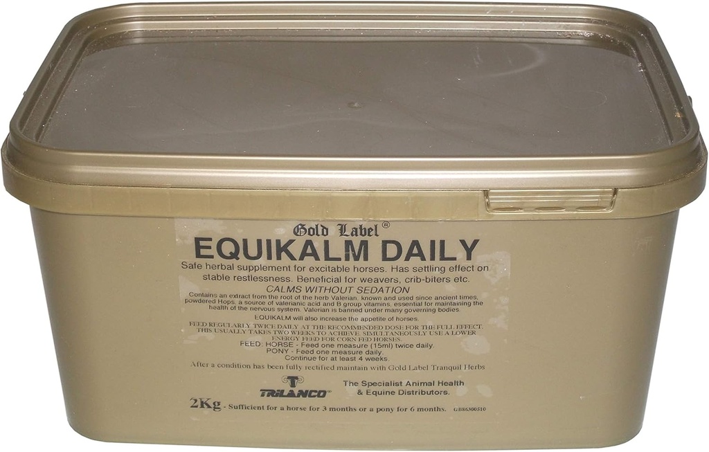 Gold Label Equikalm Daily, Horse Calming, Horse Suplemen, 2 KG