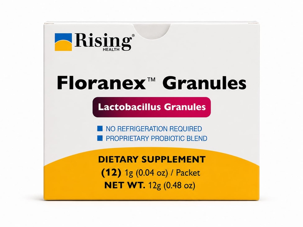Rising Health - Floranex Granules - Lacleillus Granules Probiotic Dieter Suplemen - 12 Paket