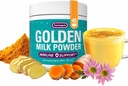 Turmaquik 3.2 Ounce Organic Golden Milk Turmeric Powder - Imune Dukung Superfood Blend with Ginger, Black Pepper, Curcumin, Cinnamon, Cardamom, Vitamin C, D, B6, B12, dan Zinc