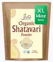 Jiva Organik Shatavari Powder 14 Ounce Bulk Bag - Asparagus racemous - Pure Ayurvedic Herb