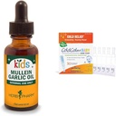 Herb Pharm Kid Mullein Oil Bawang putih dan Boiron ColdCalm Baby Drops for Cold Symptoms Relief, 1 Fl Oz dan 30 Count