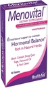 HealtAid Menovital - Twice-Daily Herbal Supplement for Hormonal Balance Support 24; 60 tablet Vegetarian 124; Non- GMO & Gluten- Free